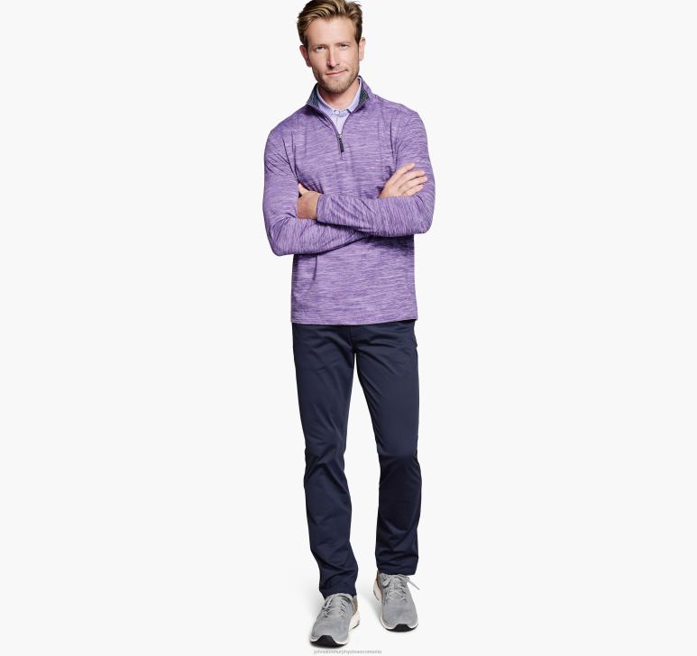 Violet 6FF4F879 unisex Johnston  Murphy xc4 performance quarter-zip îmbrăcăminte