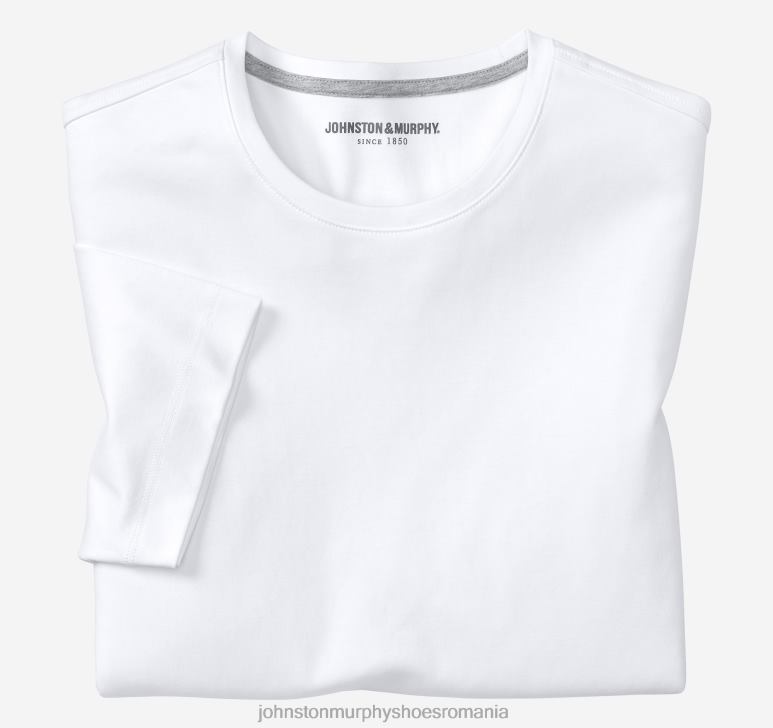 alb 6FF4F624 bărbați Johnston  Murphy tricou esential îmbrăcăminte