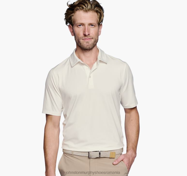 alb 6FF4F664 bărbați Johnston  Murphy Polo de performanță solidă xc4 îmbrăcăminte