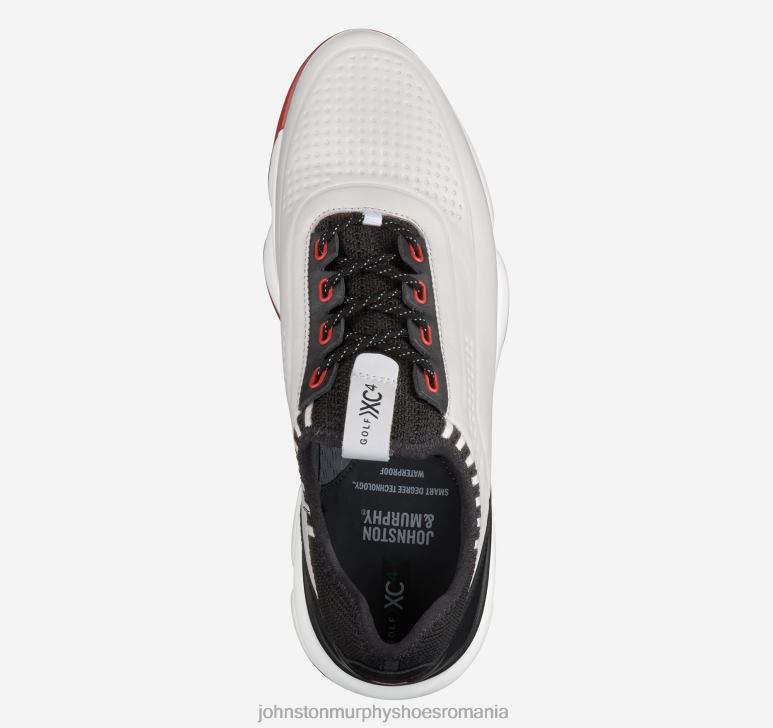 alb full grain/tricot negru 6FF4F211 bărbați Johnston  Murphy xc4 gt4 luxe u-throat pantofi