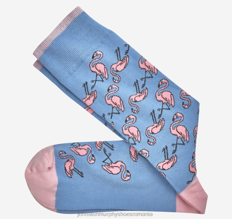 albastru 6FF4F1041 bărbați Johnston  Murphy șosete flamingo accesorii