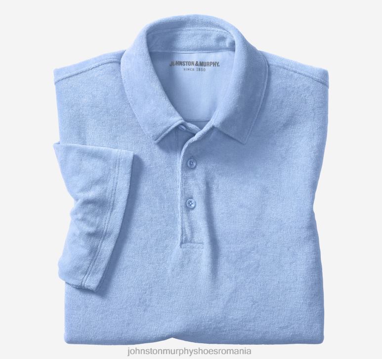 albastru 6FF4F670 bărbați Johnston  Murphy polo terry din amestec de bumbac pima îmbrăcăminte