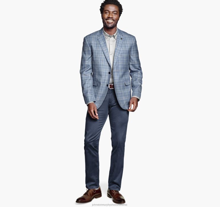 albastru deschis 6FF4F605 bărbați Johnston  Murphy blazer geam îmbrăcăminte