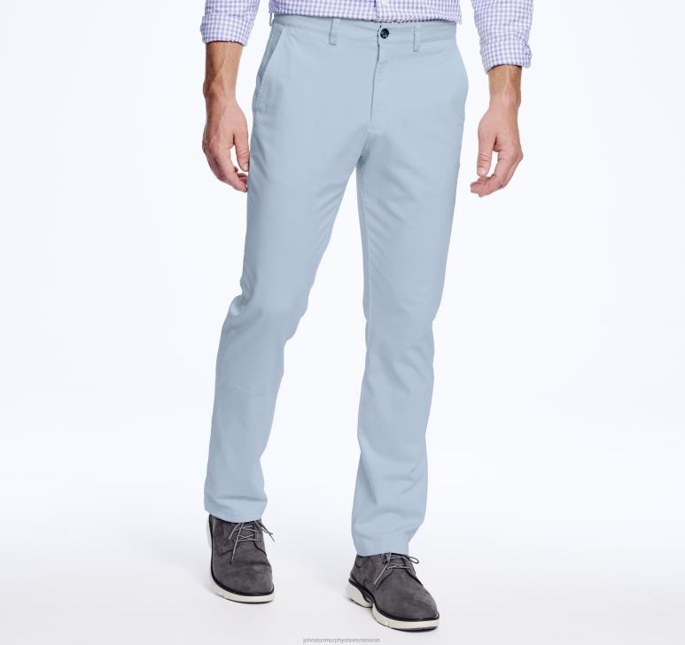 albastru deschis 6FF4F811 bărbați Johnston  Murphy pantaloni chino spalati îmbrăcăminte