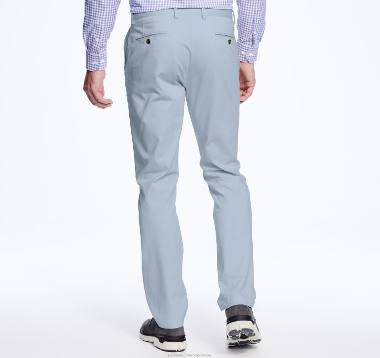 albastru deschis 6FF4F811 bărbați Johnston  Murphy pantaloni chino spalati îmbrăcăminte