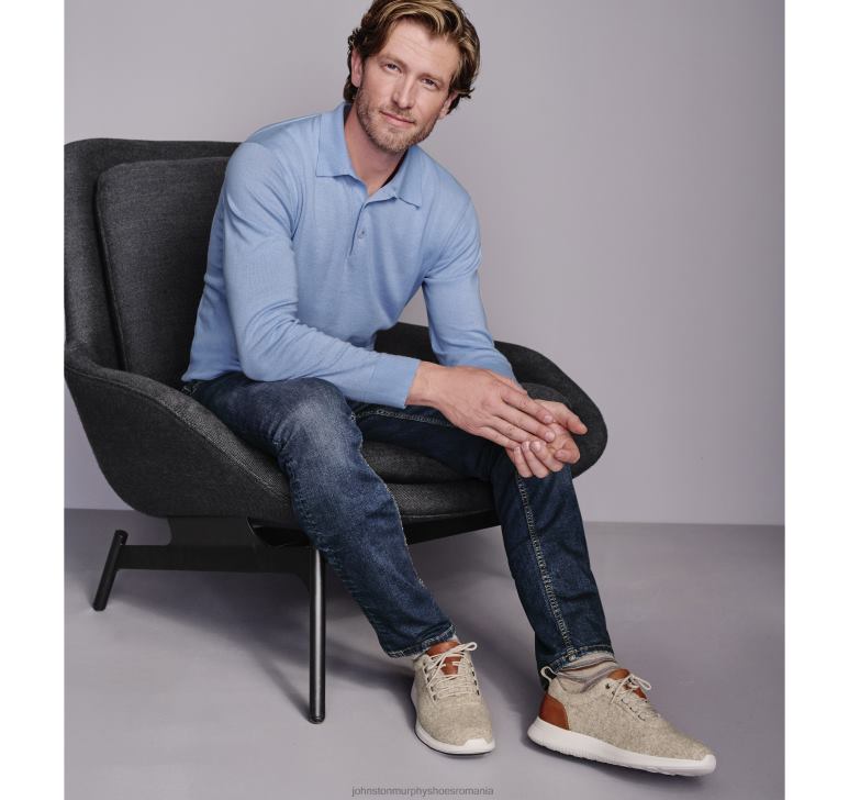 albastru deschis 6FF4F826 unisex Johnston  Murphy pulover polo îmbrăcăminte