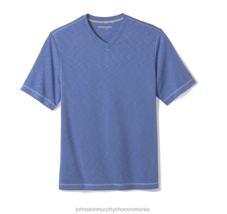 albastru regal 6FF4F653 bărbați Johnston  Murphy tricou vintage cu decolteu în V îmbrăcăminte
