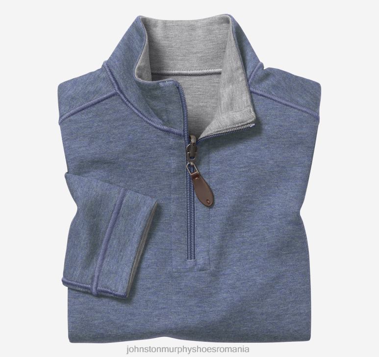 albastru/gri deschis 6FF4F1370 băiat Johnston  Murphy fermoar solid reversibil pentru băieți îmbrăcăminte