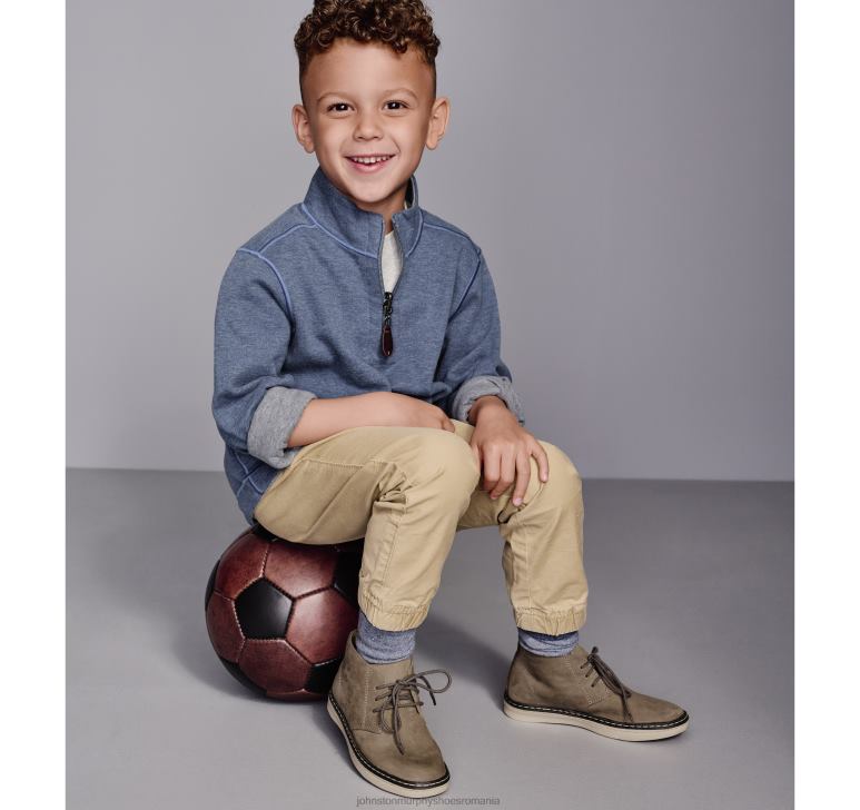 albastru/gri deschis 6FF4F1370 băiat Johnston  Murphy fermoar solid reversibil pentru băieți îmbrăcăminte