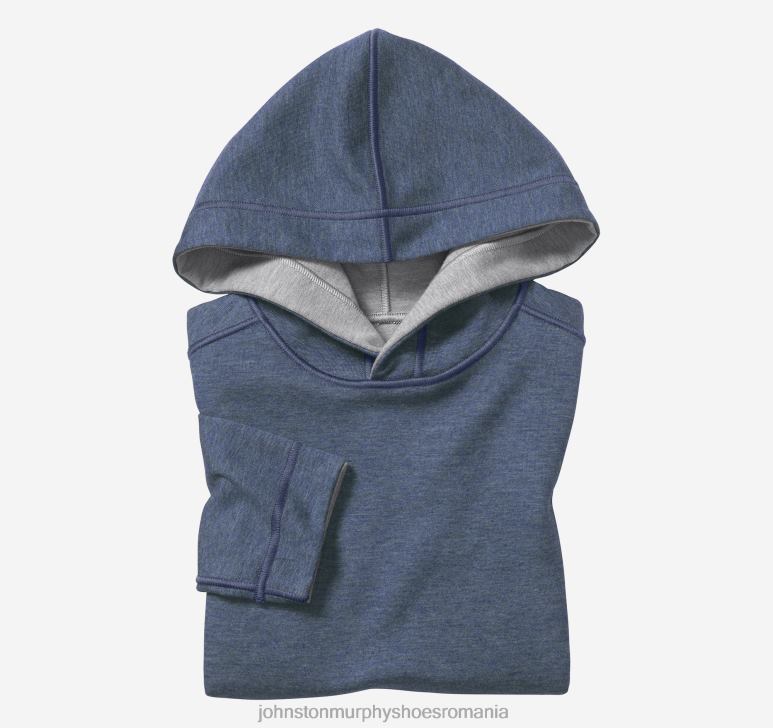 albastru/gri deschis 6FF4F1376 băiat Johnston  Murphy hanorac solid reversibil pentru băieți îmbrăcăminte