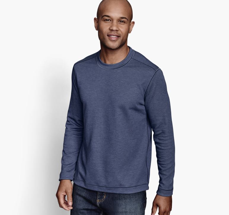 albastru/gri deschis 6FF4F781 unisex Johnston  Murphy decolteu reversibil cu maneci lungi îmbrăcăminte