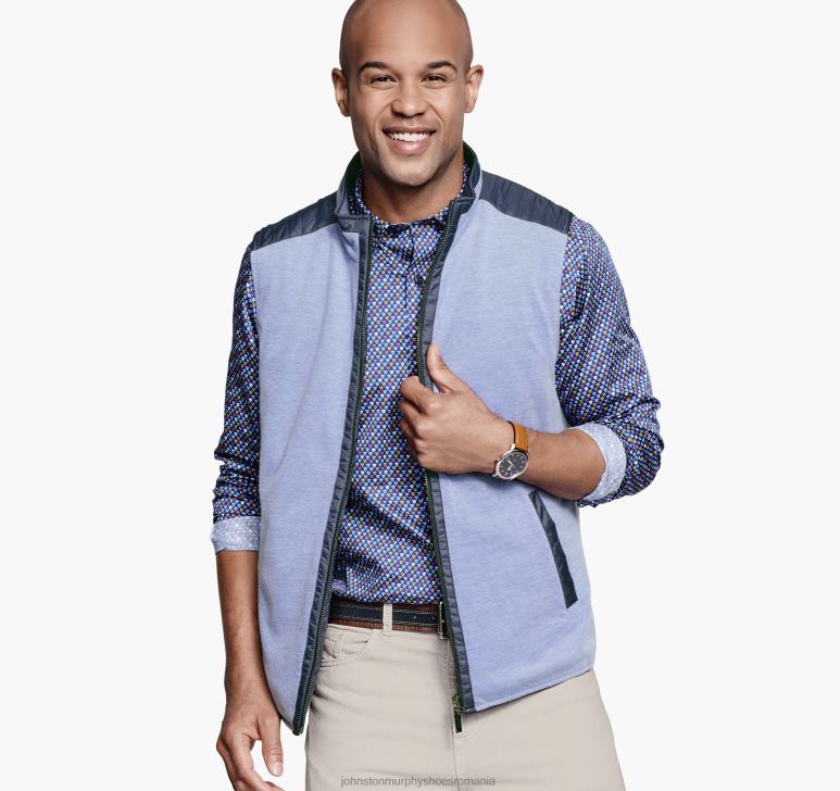 albastru/marinier 6FF4F804 bărbați Johnston  Murphy vestă reversibilă îmbrăcăminte