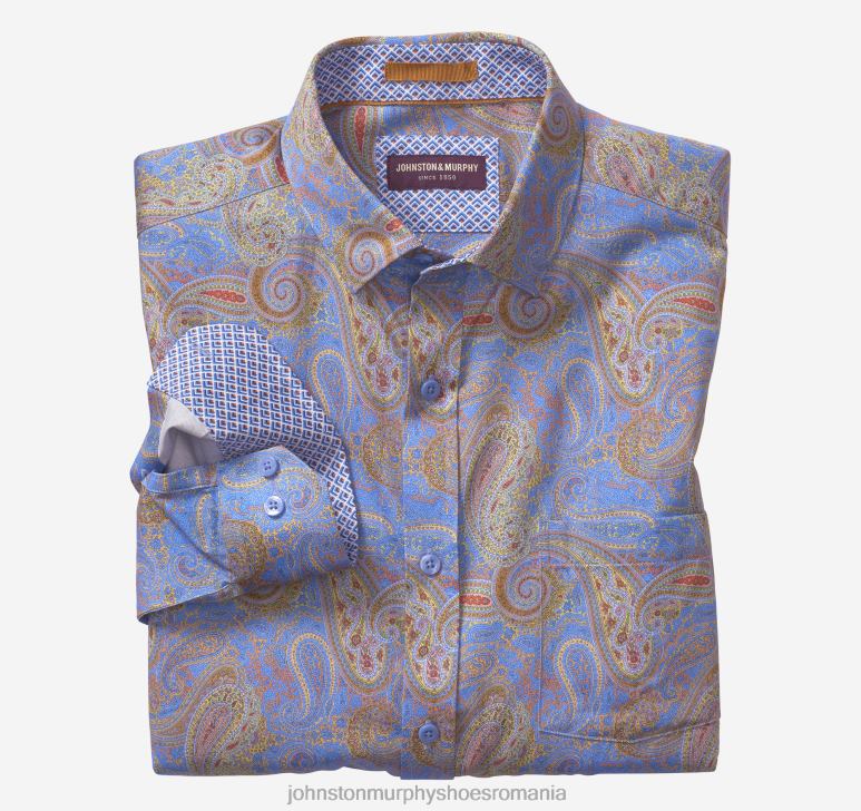 paisley mare albastru