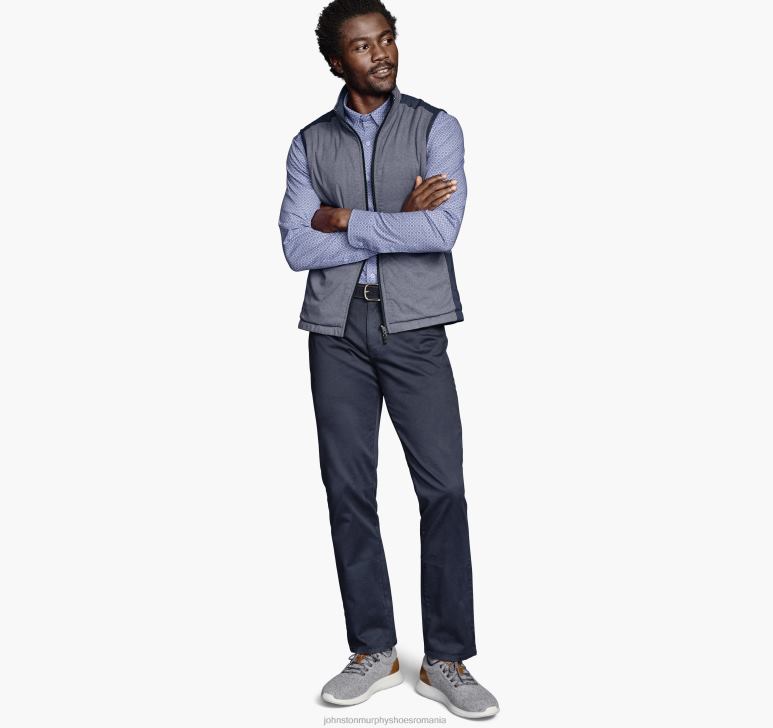 bleumarin/albastru erica 6FF4F851 bărbați Johnston  Murphy vesta reversibila xc4 îmbrăcăminte
