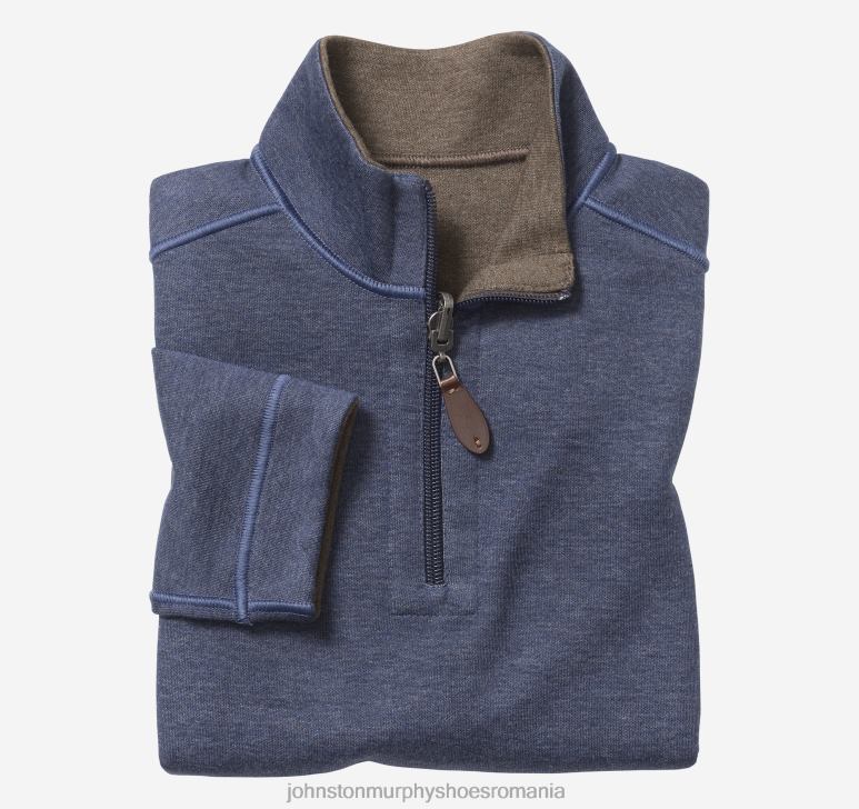 bleumarin/maro 6FF4F1366 băiat Johnston  Murphy fermoar solid reversibil pentru băieți îmbrăcăminte