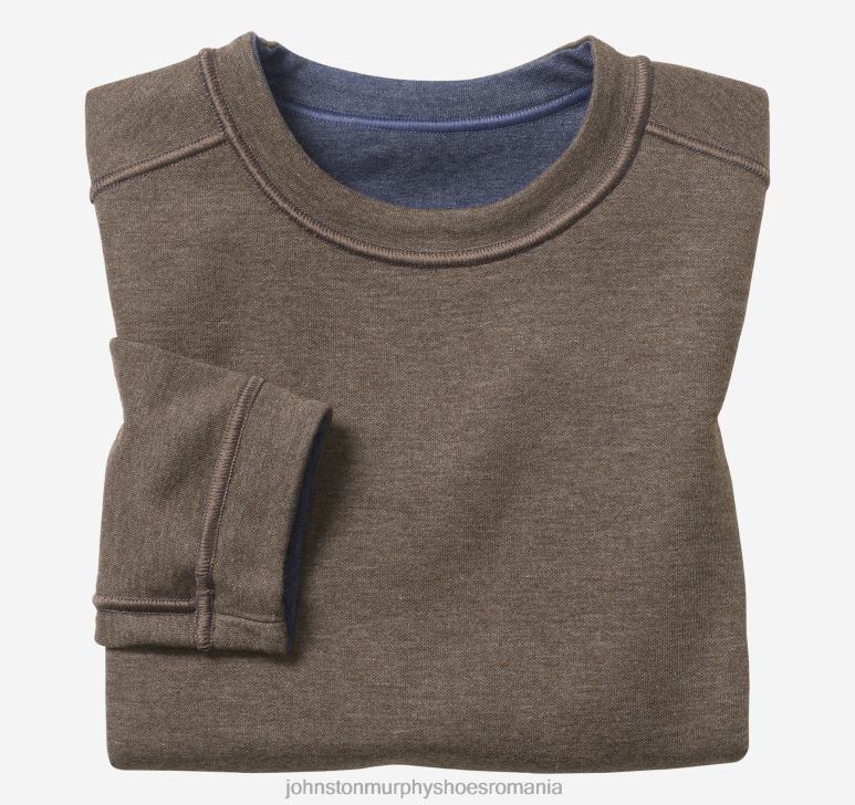 bleumarin/maro 6FF4F1378 băiat Johnston  Murphy crewneck solid reversibil pentru baieti îmbrăcăminte