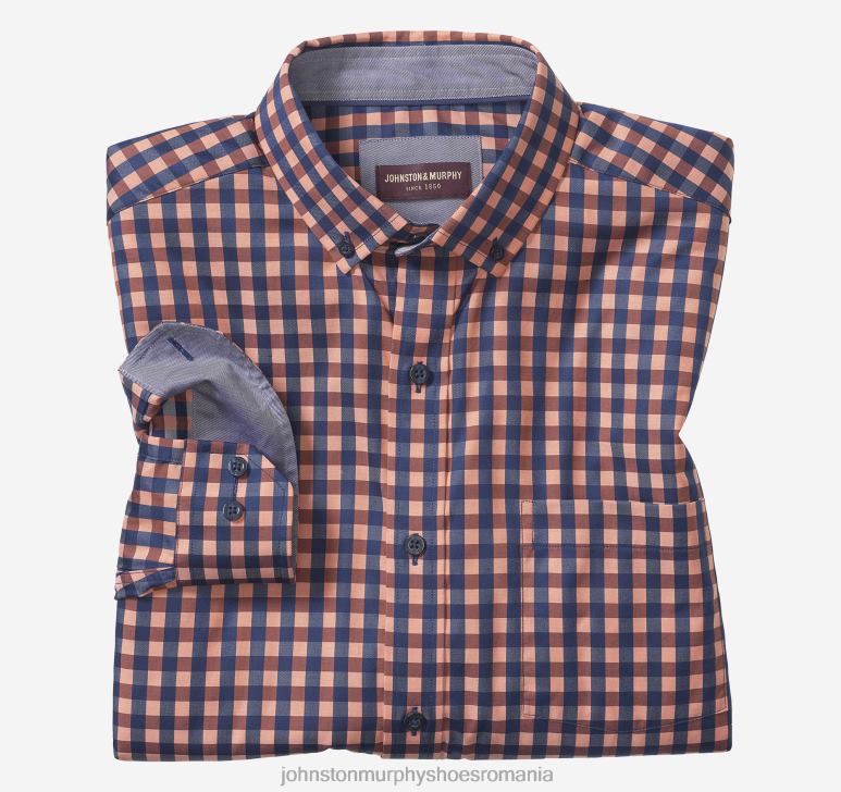 rugină/bleumarin vichy twill închis