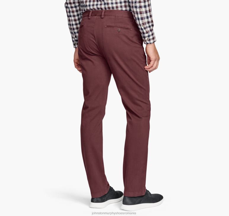 boabe 6FF4F538 bărbați Johnston  Murphy pantaloni chino spalati îmbrăcăminte
