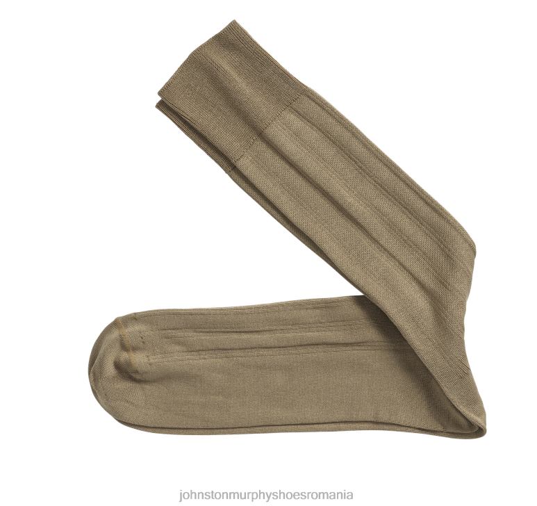 bronzat 6FF4F904 bărbați Johnston  Murphy ciorapi cu nervuri din bumbac pima accesorii
