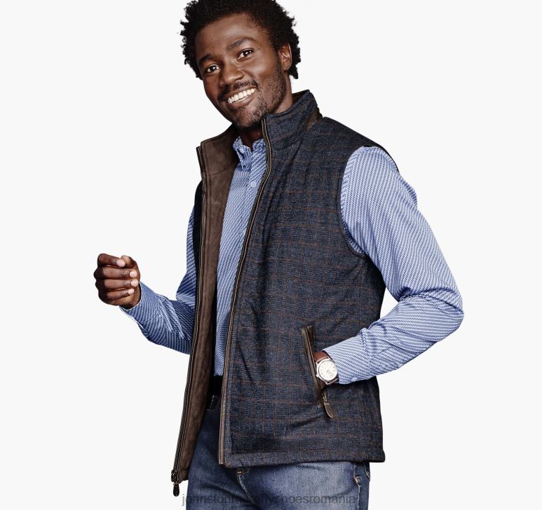 carouri bleumarin/maro 6FF4F790 unisex Johnston  Murphy vestă reversibilă îmbrăcăminte