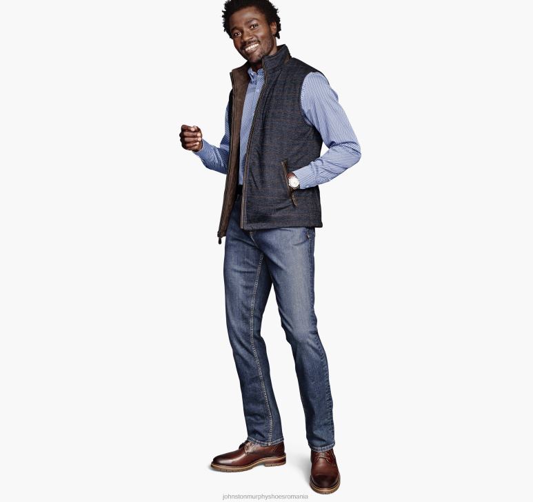 carouri bleumarin/maro 6FF4F790 unisex Johnston  Murphy vestă reversibilă îmbrăcăminte