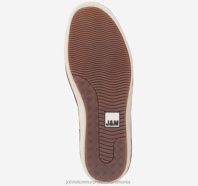 cereale integrale cu ulei maro 6FF4F26 bărbați Johnston  Murphy slip-on cu craniu în relief mcguffey pantofi