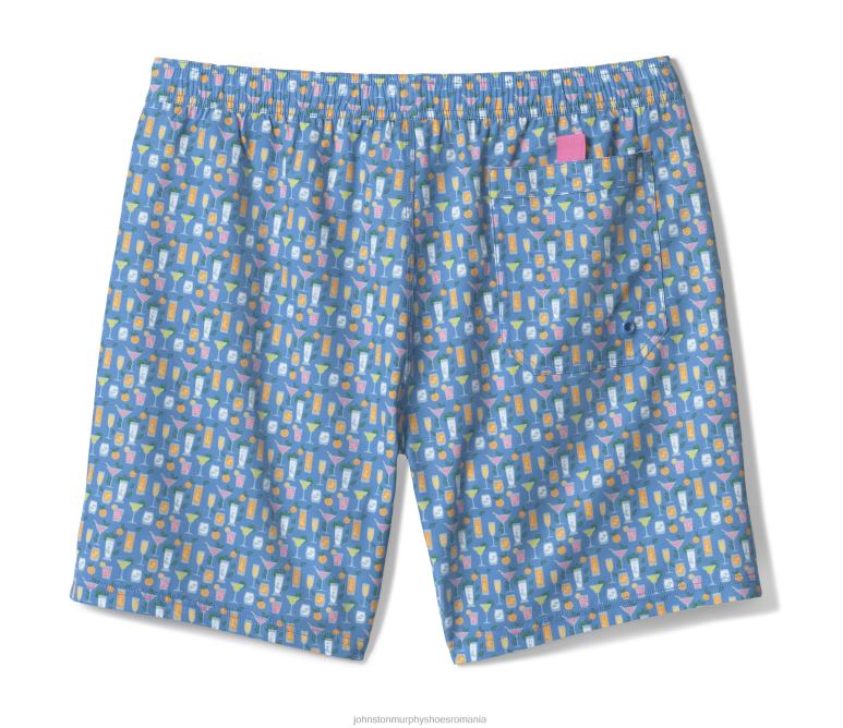 cocktail albastru 6FF4F456 bărbați Johnston  Murphy pantaloni scurți de baie îmbrăcăminte
