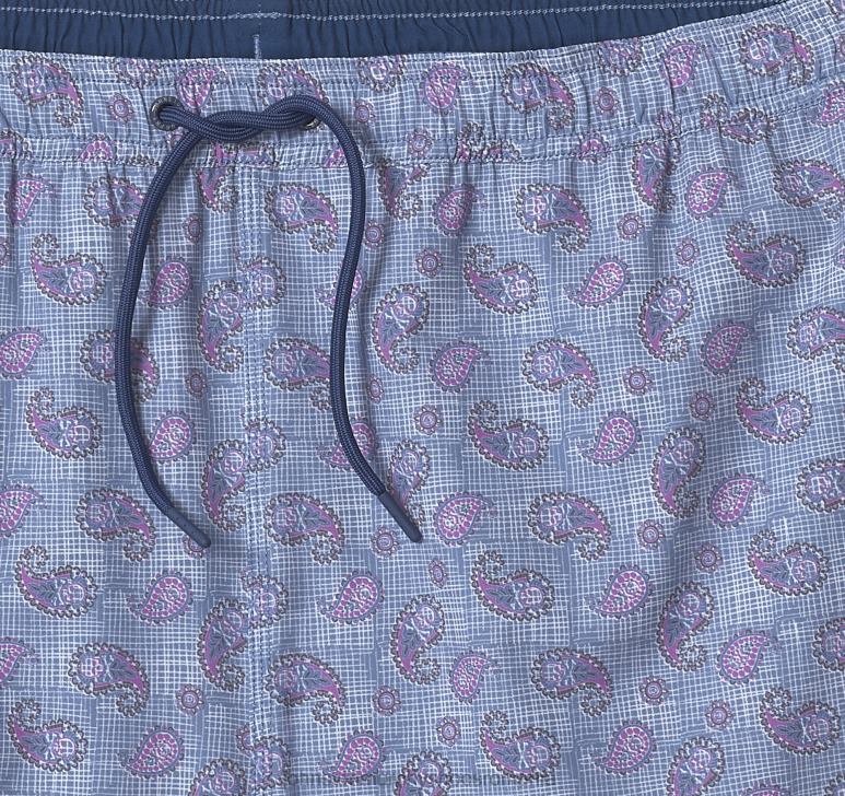 craniu navy multi paisley 6FF4F680 bărbați Johnston  Murphy pantaloni scurți de baie îmbrăcăminte