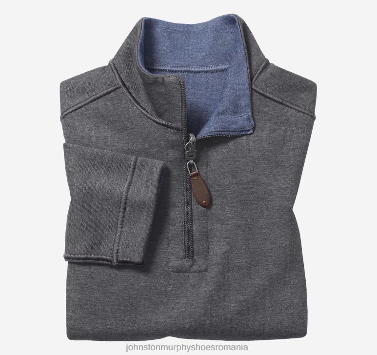 cărbune/albastru 6FF4F1368 băiat Johnston  Murphy fermoar solid reversibil pentru băieți îmbrăcăminte