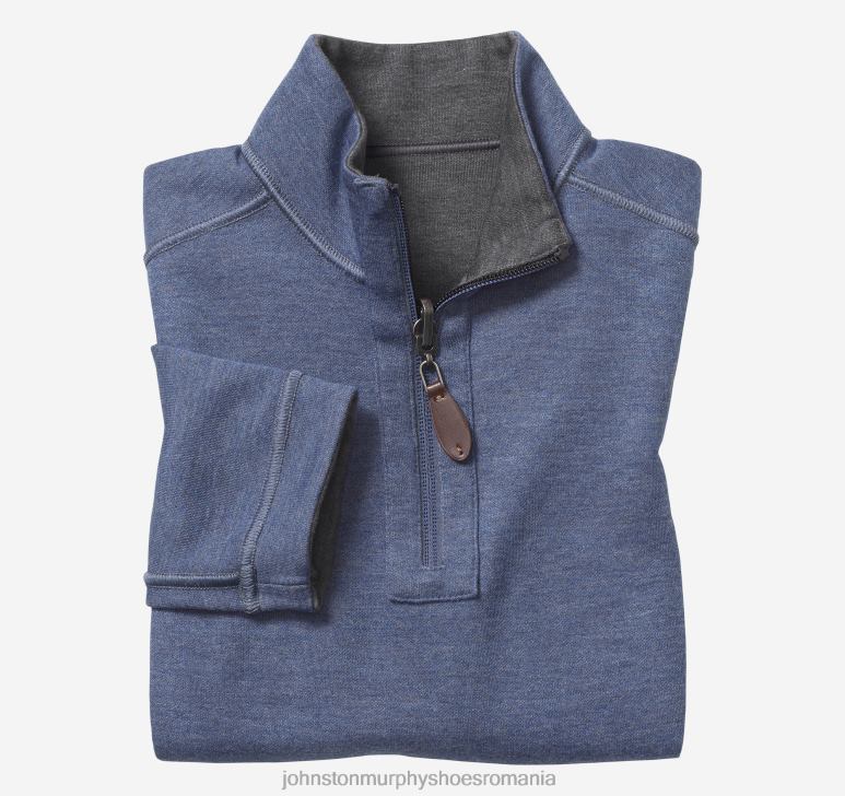 cărbune/albastru 6FF4F1368 băiat Johnston  Murphy fermoar solid reversibil pentru băieți îmbrăcăminte