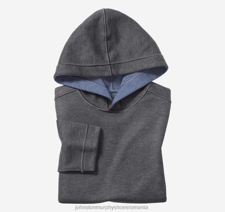 cărbune/albastru 6FF4F1374 băiat Johnston  Murphy hanorac solid reversibil pentru băieți îmbrăcăminte