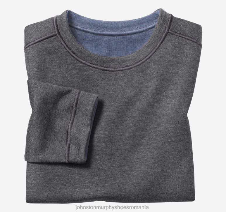 cărbune/albastru 6FF4F1380 băiat Johnston  Murphy crewneck solid reversibil pentru baieti îmbrăcăminte