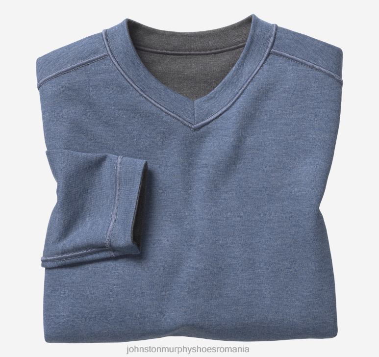 cărbune/albastru 6FF4F798 bărbați Johnston  Murphy decolteu în V cu mâneci lungi reversibile îmbrăcăminte