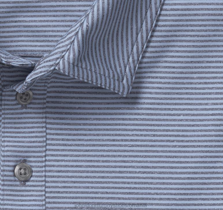 dungă albastru deschis/gri 6FF4F496 bărbați Johnston  Murphy polo de performanță xc4 îmbrăcăminte