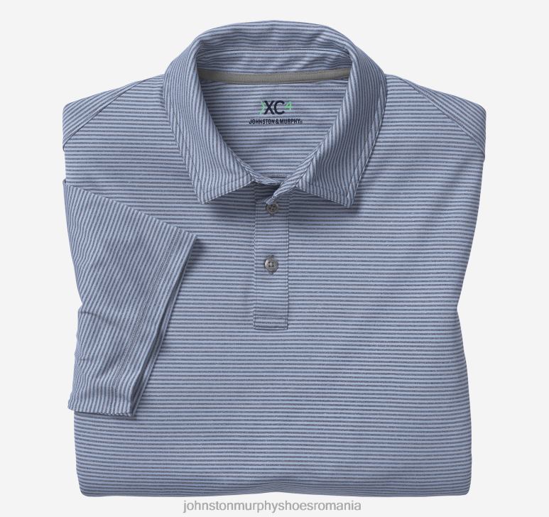 dungă albastru deschis/gri 6FF4F496 bărbați Johnston  Murphy polo de performanță xc4 îmbrăcăminte