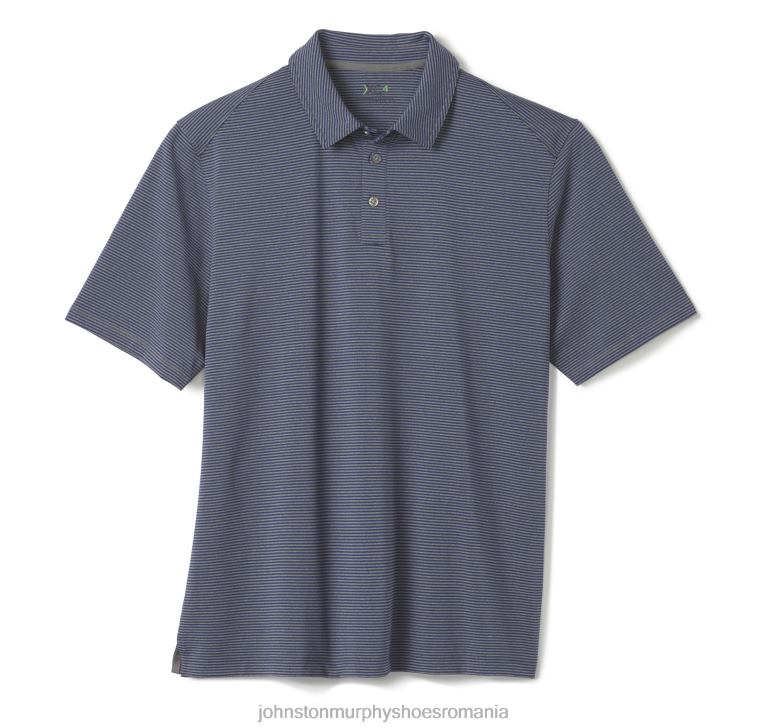 dungă bleumarin/gri 6FF4F412 bărbați Johnston  Murphy polo de performanță xc4 îmbrăcăminte