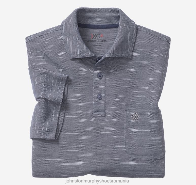 dungă cu puncte bleumarin 6FF4F658 bărbați Johnston  Murphy polo xc4 jacquard îmbrăcăminte