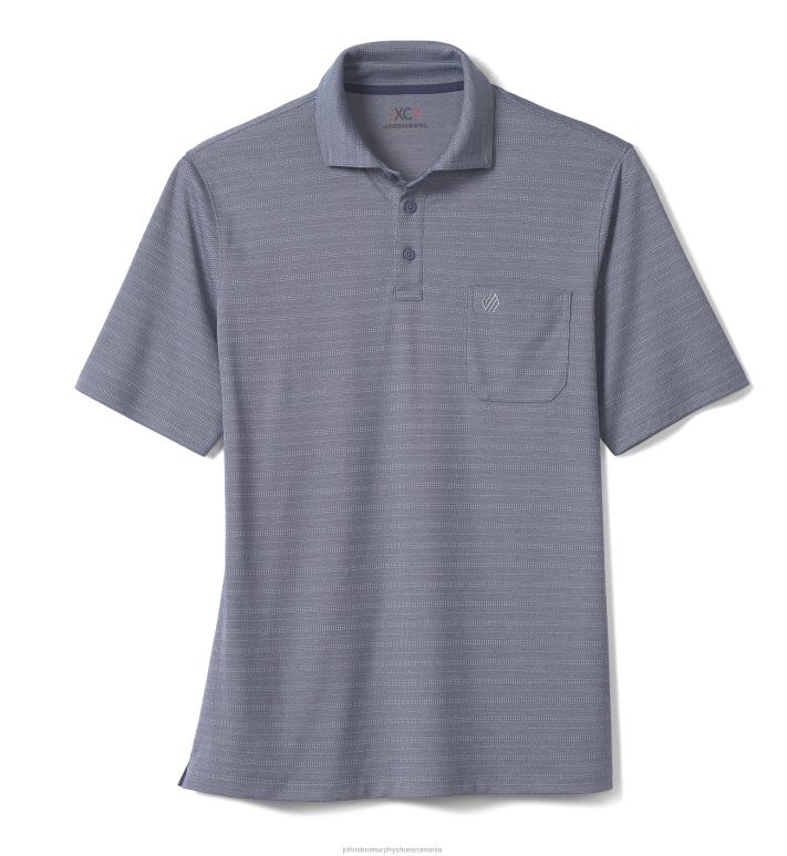 dungă cu puncte bleumarin 6FF4F658 bărbați Johnston  Murphy polo xc4 jacquard îmbrăcăminte