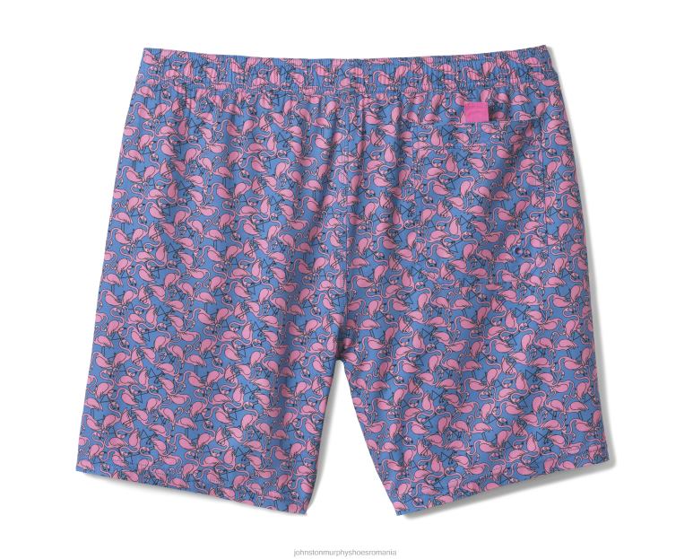 flamingo albastru 6FF4F488 bărbați Johnston  Murphy pantaloni scurți de baie îmbrăcăminte