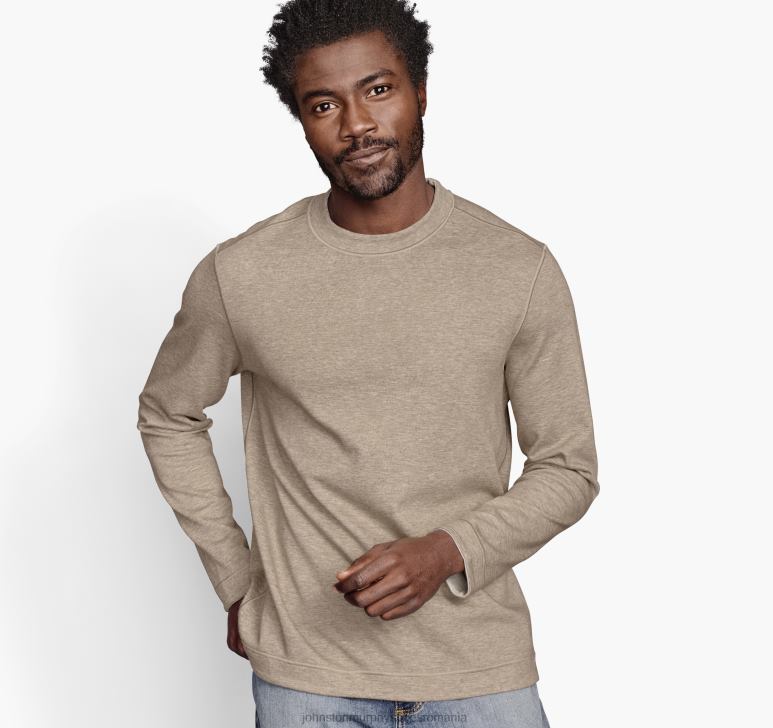 fulgi de ovaz/gri deschis 6FF4F780 unisex Johnston  Murphy decolteu reversibil cu maneci lungi îmbrăcăminte
