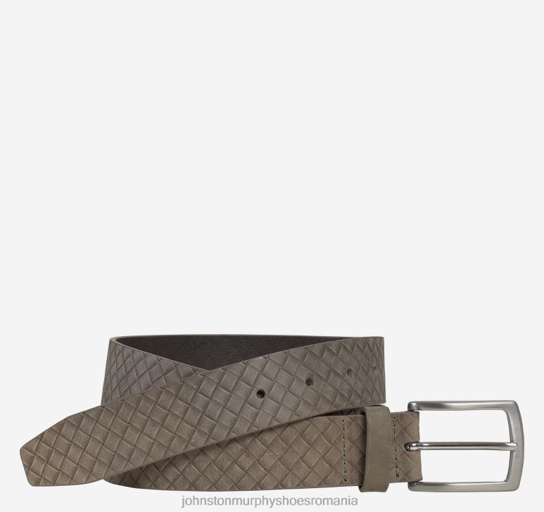 gri 6FF4F1153 bărbați Johnston  Murphy centura reliefata cu diamante accesorii