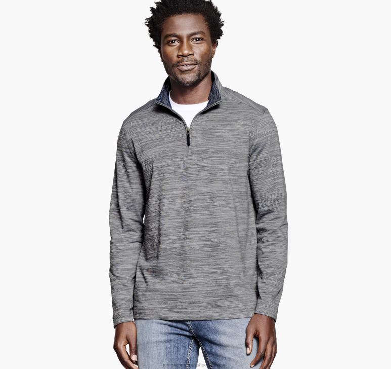 gri 6FF4F881 unisex Johnston  Murphy xc4 performance quarter-zip îmbrăcăminte