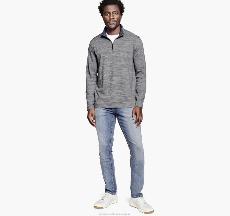 gri 6FF4F881 unisex Johnston  Murphy xc4 performance quarter-zip îmbrăcăminte