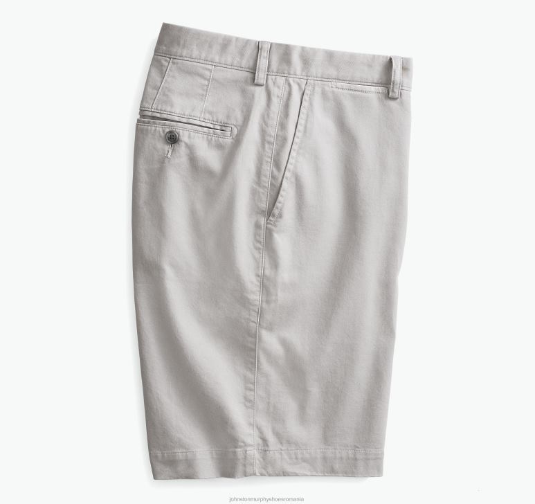 gri deschis 6FF4F425 bărbați Johnston  Murphy pantaloni scurți chino spălați îmbrăcăminte