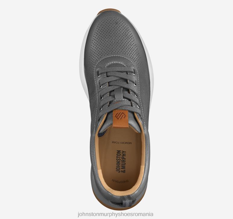 gri plin de cereale 6FF4F327 bărbați Johnston  Murphy kinnon perfed jogger pantofi