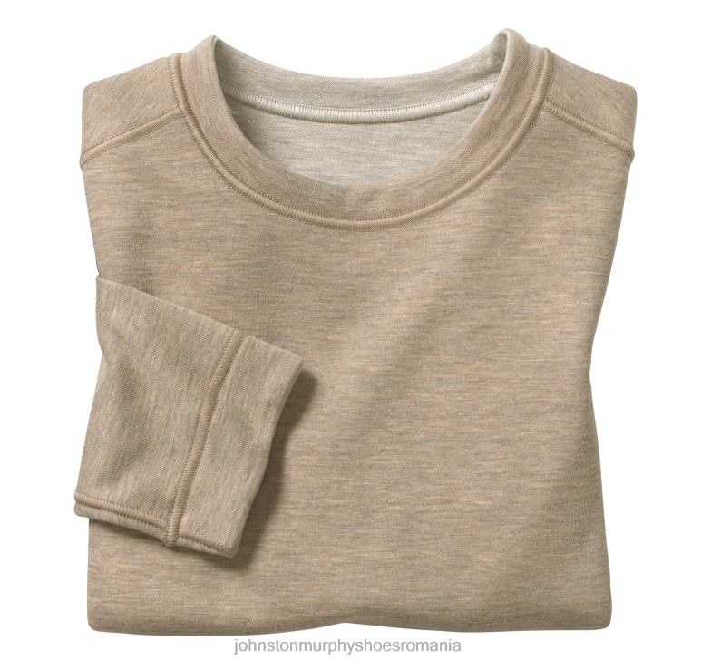 fulgi de ovaz/gri deschis 6FF4F1381 băiat Johnston & Murphy crewneck solid reversibil pentru baieti îmbrăcăminte