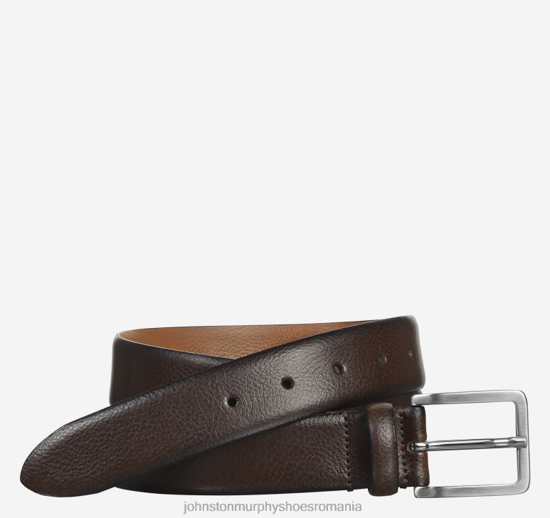maro 6FF4F1026 bărbați Johnston & Murphy centura rochie cu pene accesorii