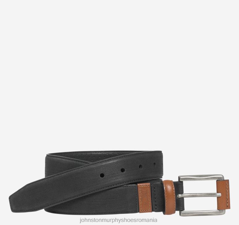 nubuc negru 6FF4F983 bărbați Johnston & Murphy centura sport casual xc4 accesorii