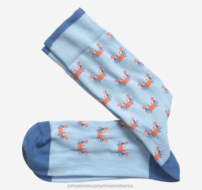 albastru 6FF4F1012 bărbați Johnston & Murphy ciorapi de crab accesorii