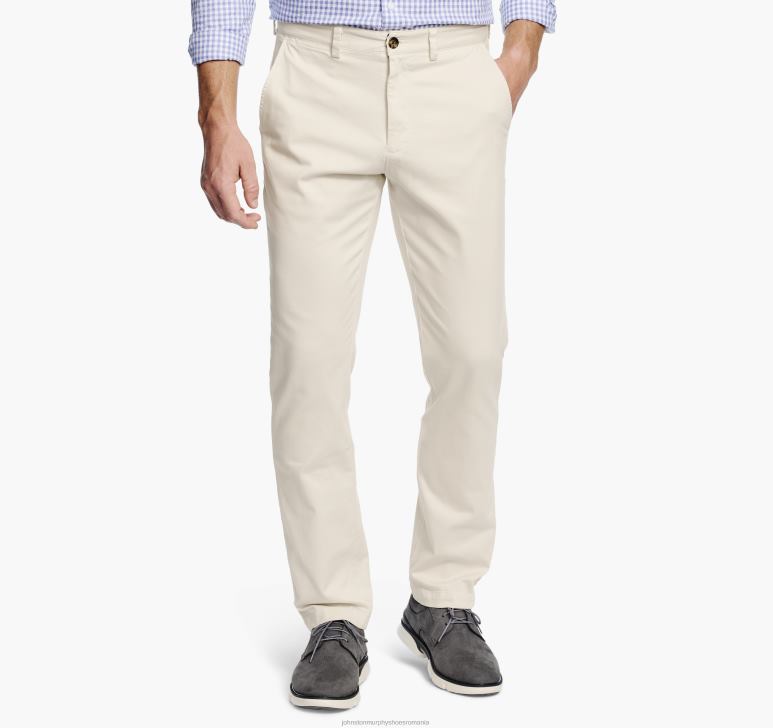 piatră 6FF4F573 bărbați Johnston & Murphy pantaloni chino spalati îmbrăcăminte